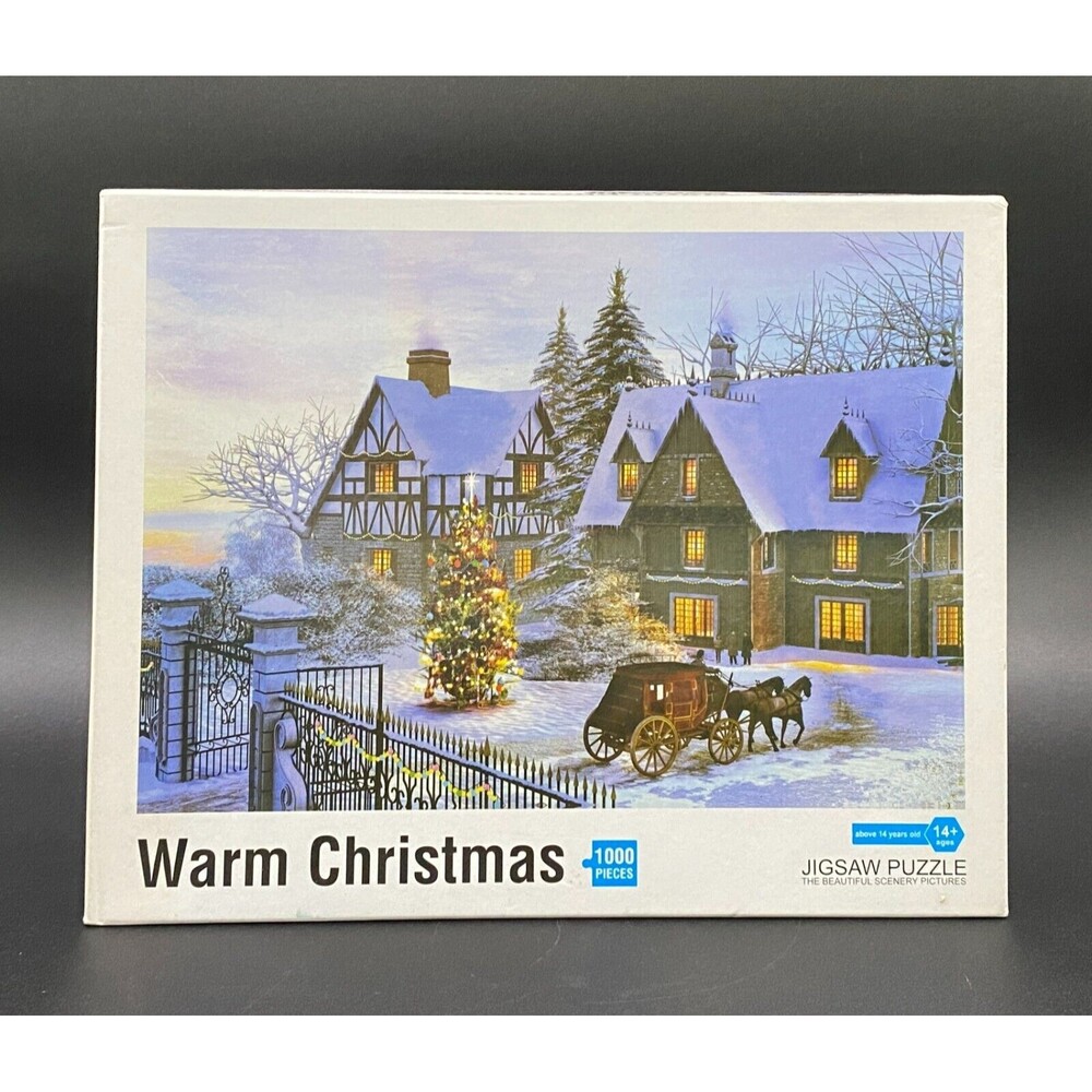 1000 Piece Puzzle Warm Christmas